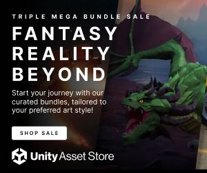 The Fantasy, Reality, Beyond: Unity Triple Mega Bundle Sale offers three incredible sets of assets and tools at up to 95% off. These three Mega Bundles will be available through March 13, 2025.