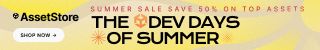 The Dev Days of Summer Sale is back and this year it lasts for 4 weeks. Each week, approximately 100 different assets will be on sale for 50% off, and several creators will pick their favorite assets to get started with game development. 