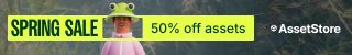 Starting April 13 at 8:00 AM PST, save 50% on 300+ top assets to help you build faster and bring your projects to life.  ​  During the sale, you’ll also find Flash Deals with savings up to 95% off, with new deals and surprise drops added every 24 hours.